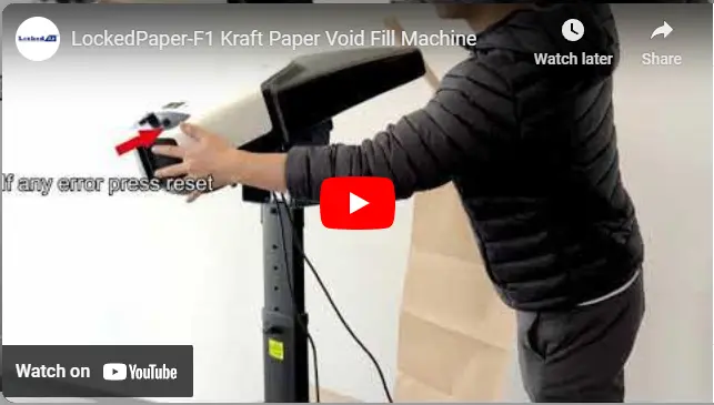 Máquina de preenchimento de vazio de papel Kraft LockedPaper-F1