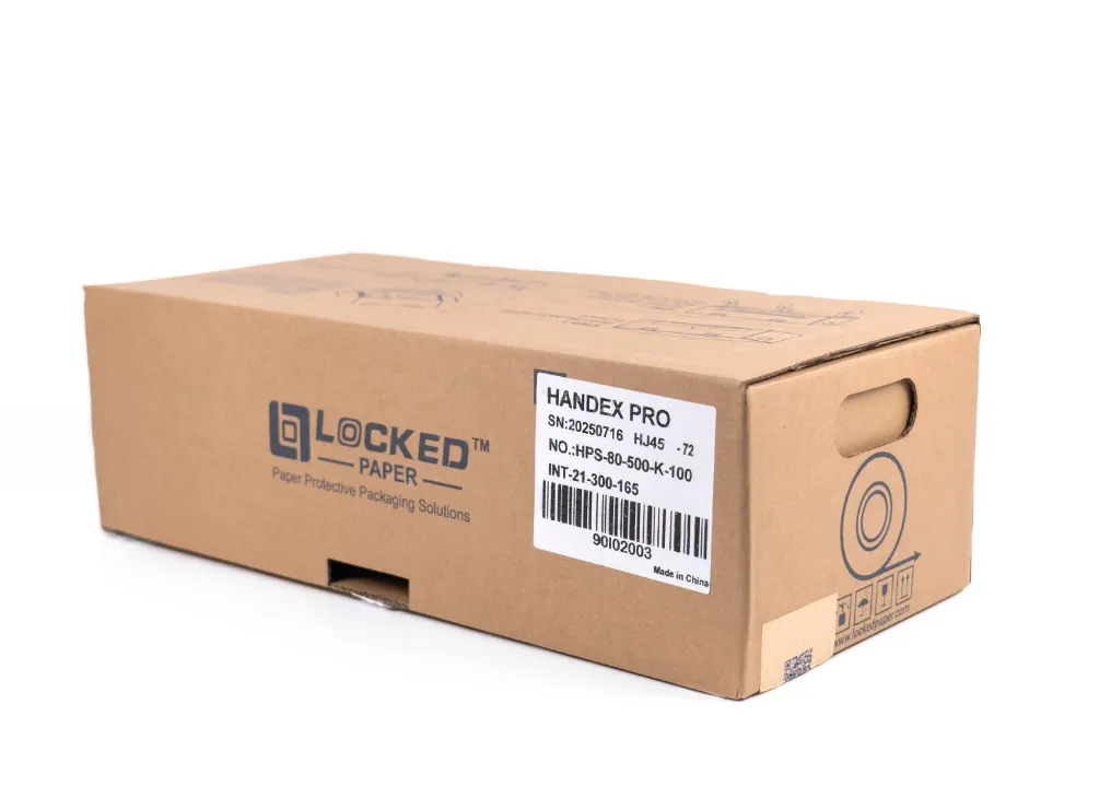 Dispensador manual Handex/FlowFill/TubeFill de papel para embalagem/enchimento de espaços vazios.