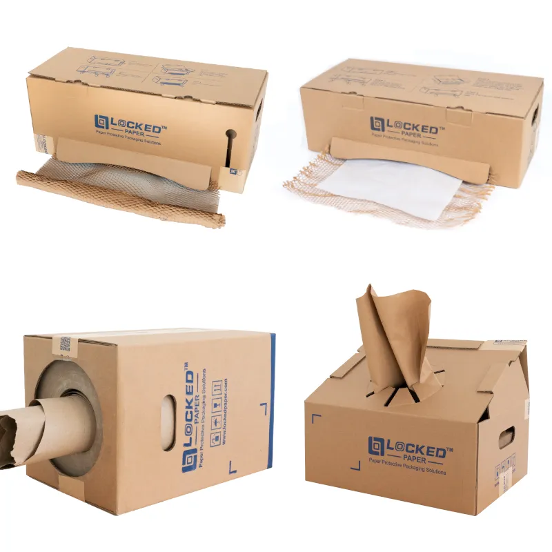 Dispensador manual Handex/FlowFill/TubeFill de papel para embalagem/enchimento de espaços vazios.