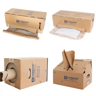 Dispensador manual Handex/FlowFill/TubeFill de papel para embalagem/enchimento de espaços vazios.